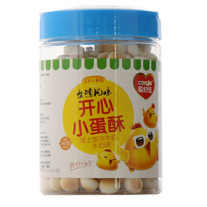 聪幼佳牛奶味台湾风味开心小蛋酥