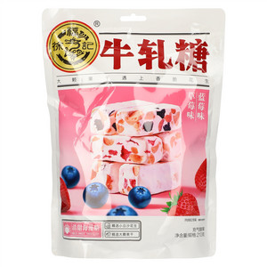 徐福记 拉丝牛轧糖（草莓味、蓝莓味） 充气糖果