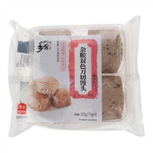 乡舍面食系列杂粮双色刀切馒头
