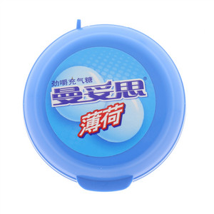 曼妥思劲嚼充气糖薄荷味100克