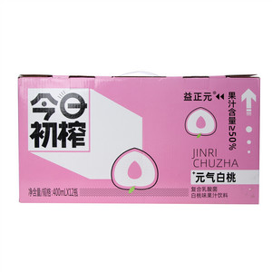 益正元今日初榨复合乳酸菌白桃味果汁饮料