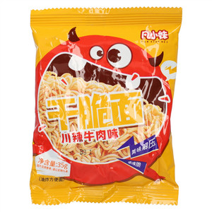 凡小妹川辣牛肉味干脆面