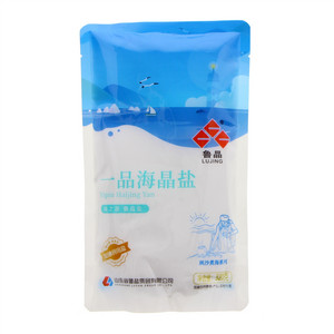 鲁晶牌加碘立袋一品海晶盐（夙沙煮海系列）
