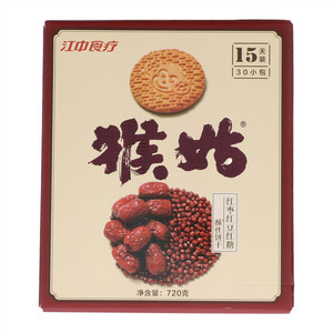 江中食疗猴姑红枣红豆红糖酥性饼干