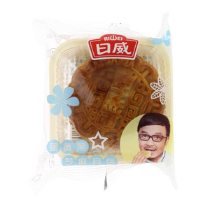 日威蛋黄黑芝麻月饼80克