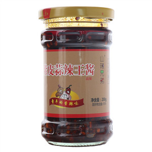 山辣兄弟高辣紫皮蒜辣王酱