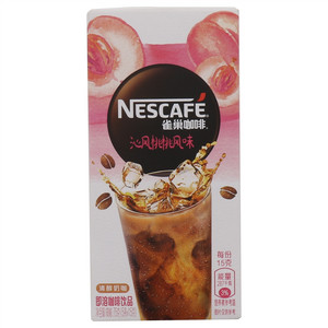 NESCAFE雀巢咖啡特调果萃系列沁风桃桃风味清醇奶咖（即溶咖啡饮品）