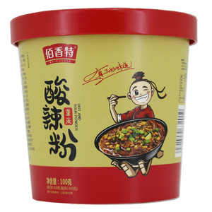 佰香特酸辣方便粉丝
