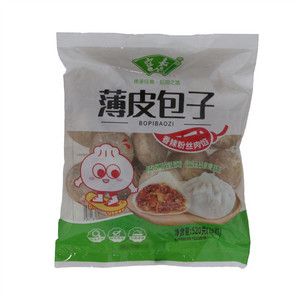 霍嘉香辣粉丝肉馅薄皮包子