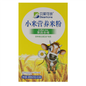 贝莱可亲果蔬多维小米营养米粉
