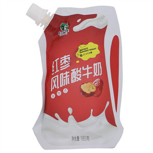 得力康乳业红枣风味酸牛奶