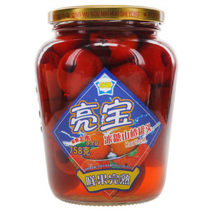亮宝冰糖山楂罐头