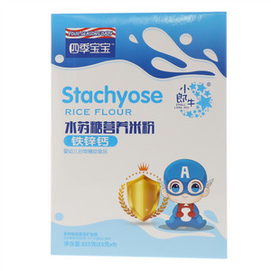 四季宝宝铁锌钙水苏糖营养米粉