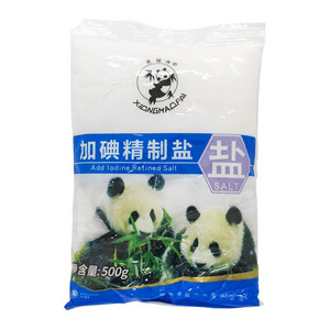 熊猫牌加碘精制盐