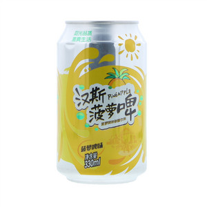 汉斯春都菠萝啤味菠萝啤味碳酸饮料