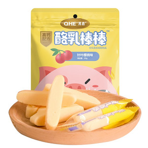 QHE+其嘉小奶花酪乳棒棒针叶樱桃味奶棒棒