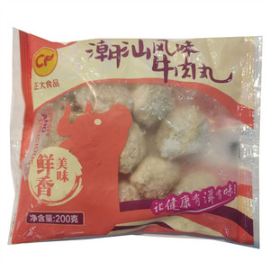 正大食品潮汕风味牛肉丸