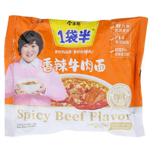 1袋半清真香辣牛肉面