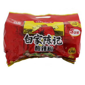 白家酸辣方便粉丝方便面
