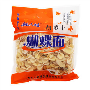魏大姐好好面胡萝卜蝴蝶面