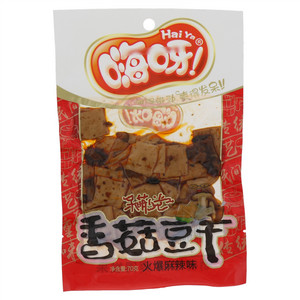 嗨呀火爆麻辣味香菇豆干