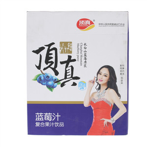 顶真 蓝莓汁箱*6瓶
