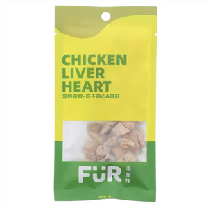 FURFUR LAND 毛星球鸡心和鸡肝混装冻干宠物零食