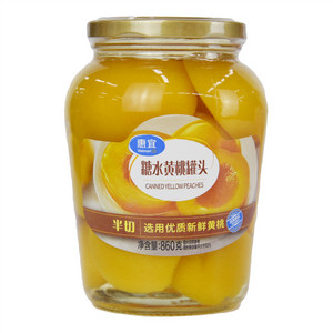 惠宜糖水黄桃罐头
