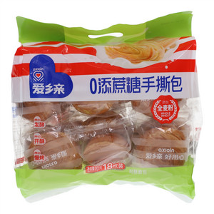 爱乡亲0添蔗糖全麦手撕包