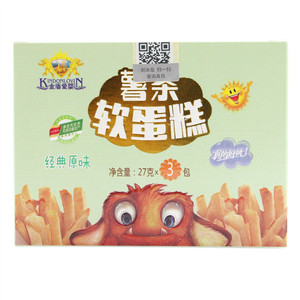 金盾爱婴薯条软蛋糕经典原味