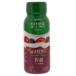 碧悠法式轻果昔进口美国提子混合果味风味发酵乳