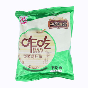 华夏百分香葱鸡汁味干吃面