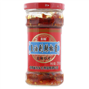 龙乡红科椒鱼油剁辣椒酱