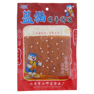 百乐童烤羊排味蓝猫调味面制品