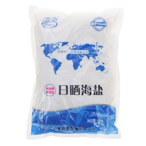 HAIWAN海湾海原味日晒海盐未加碘食用盐