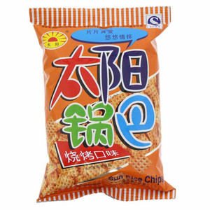 太阳锅巴烧烤口味Sun Rice Chips 45g克