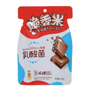 脆香米脆米心心减糖牛奶巧克力