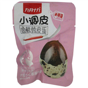 九月十九小调皮卤鹌鹑皮蛋（香辣味）