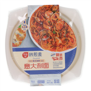 韩熙美意式海鲜意大利面