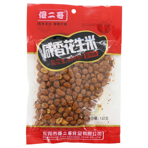 傻二哥香辣味咸香花生米