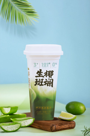 好哈生椰斑斓风味含乳饮料