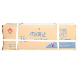 鲁晶牌加碘精制海盐箱装（夙沙煮海系列）
