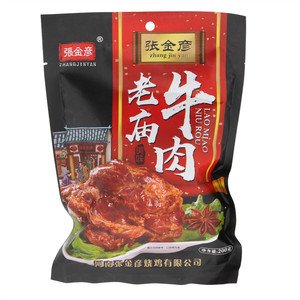 张金彦软包装老庙牛肉