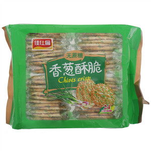 佳仕伦无蔗糖香葱酥脆饼干