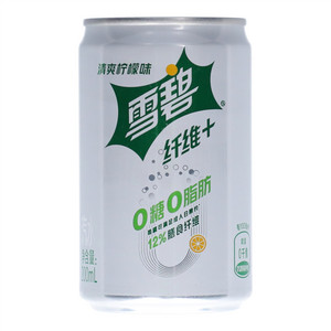 雪碧纤维+清爽柠檬味汽水