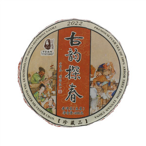 广州八八青干仓茶叶有限公司古韵探春普洱茶生茶