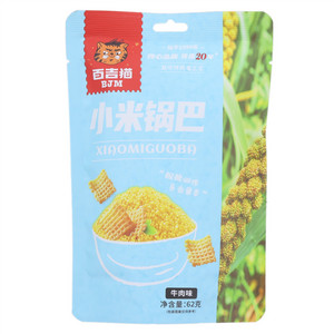 百吉猫牛肉味小米锅巴