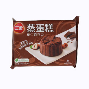 三全榛仁巧克力蒸蛋糕