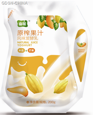 山花 原榨果汁风味发酵乳（木瓜+芒果）