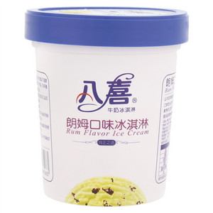 八喜朗姆口味冰淇淋杯装283克